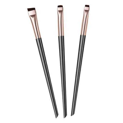 OUNONA 1Satz Abgewinkelte Eyeliner Pinsel Ultrafeines Pinselsystem für Augenbrauen und Lidschatten Kosmetik für Zuhause und Profis Teiliges Elegantem von OUNONA