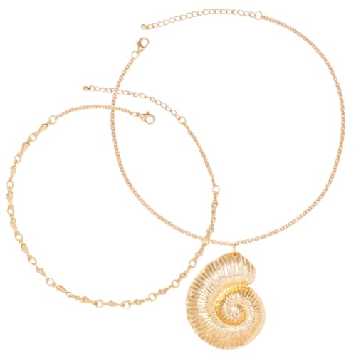 OUNONA 1Satz Anhänger Halskette für Damen Herren Dekorative Muschelkette für Strand Glamour Anlässe Perfektes für Festivals Partys von OUNONA
