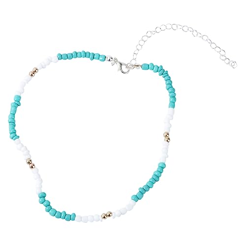 OUNONA 1Stück Böhmische Halskette Perlen Handgemachte Kurze Kette Für Damen Mit Universellen Designs Weiß Eleganter Halsschmuck OUNONA 1Stück Böhmische Halskette Perlen Handgemachte Kurze Kette Für Damen Mit Universellen Designs Weiß Eleganter Halsschmuck von OUNONA