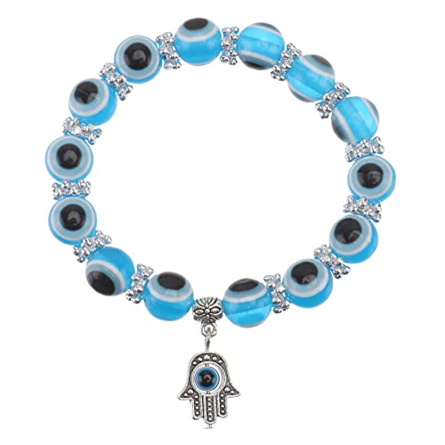 OUNONA 1Stück Böses Auge Armband für Frauen Vintage Perlenarmband mit Blauem Auge Stilvolles Schmuckstück für Mütter und Freundinnen Langlebiges Design von OUNONA