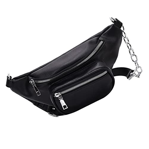 OUNONA Damen-hüfttasche Pu Material Sling Tasche Outdoor Tasche Umhängetasche Einfarbig Beutel Für Reisen Shopping Party von OUNONA