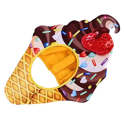OUNONA Eis Hut Dekorativer Essenshut Kopfbedeckung Party Kostüm Lustiger Hut Eiscreme Für Lebensmittel von OUNONA