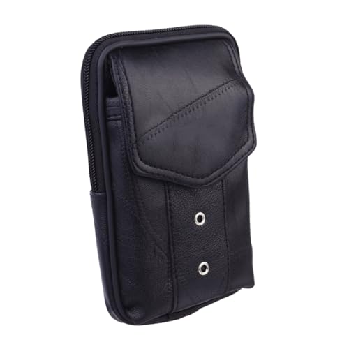 OUNONA -Handytasche Für Herren Taillen-geldbörse Für Kreditkarten Führerschein Bargeld Handy Sonnenbrille Feuerzeug Kompakt Und Sicher von OUNONA