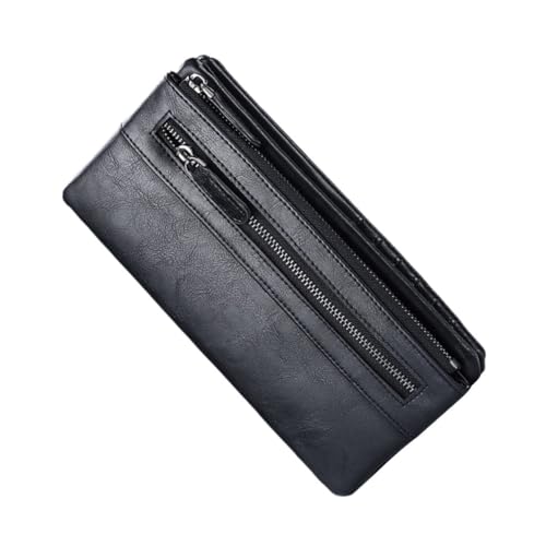 OUNONA Herren Portemonnaie Aus Hochwertigem Material Praktisch Und Langlebig Mit Mehreren Fächern Für Münzen Scheine Und Quittungen Für Täglichen Gebrauch Und Reisen Schlanke Und Lässige von OUNONA