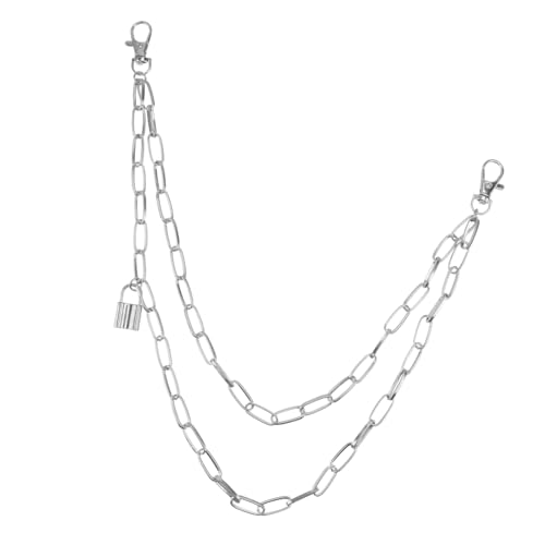 OUNONA Vintage Körperkette Multischicht Kette Ornament Damen Modeketten Hosenkette Retro Hip Hop von OUNONA