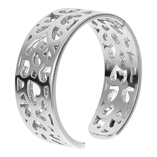 OUNONA Verstellbarer Zehenring S925 Silber für Damen und Herren Kreativer Dekorativer Fingerring Modisches Schmuckgeschenk für Besondere Anlässe von OUNONA