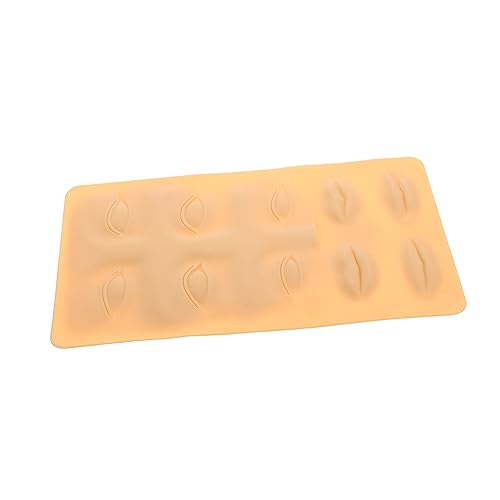 OUNONA 1Stück Simulated Human Skin Practice Mat Washable Tattoo Skin Skin Color For Eyebrow Eyelash And Makeup Training For Beginners And Professionals OUNONA 1Stück Simulated Human Skin Practice Mat Washable Tattoo Skin Skin Color For Eyebrow Eyelash And Makeup Training For Beginners And Professionals von OUNONA
