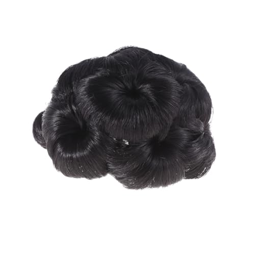 OUNONA 1Stück Synthetischer Haar Hochsteckfrisur Clip Für Damen Brötchen Haar Scrunchie Mit Design Clip Für Eleganten Look Schwarz Haarknoten Fixateur OUNONA 1Stück Synthetischer Haar Hochsteckfrisur Clip Für Damen Brötchen Haar Scrunchie Mit Design Clip Für Eleganten Look Schwarz Haarknoten Fixateur von OUNONA