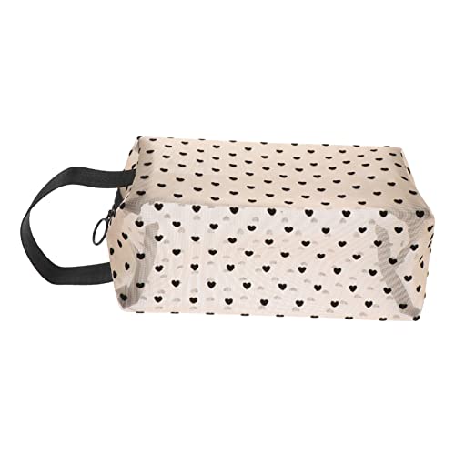 OUNONA Tragbare Kosmetiktasche 1Stück Kleine Schminktasche für Damen Reise Kulturbeutel Robuste und Langlebige Make Up Aufbewahrungstasche für Toilettenartikel und Reisen von OUNONA