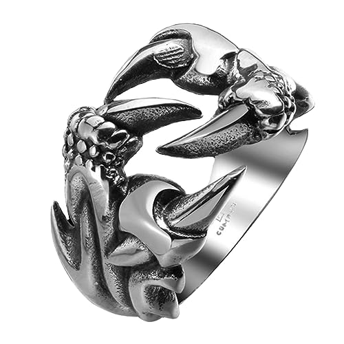 OUNONA Drachenklaue Offener Für Filigraner Fingerring Aus Hautfreundlichem Material Kreatives Männeraccessoire Für Partys Und Alltag Herren Schmuck Mit Drachenklaude von OUNONA