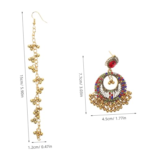OUNONA 2paare Baumelnde Boho-ohrringe Für Frauen Im Ethno-western-stil Leichte Retro-glocken-ohrhänger Mit Farbenfrohen Verzierungen Statement-schmuck Für Partys Und Reisen OUNONA 2paare Baumelnde Boho-ohrringe Für Frauen Im Ethno-western-stil Leichte Retro-glocken-ohrhänger Mit Farbenfrohen Verzierungen Statement-schmuck Für Partys Und Reisen von OUNONA