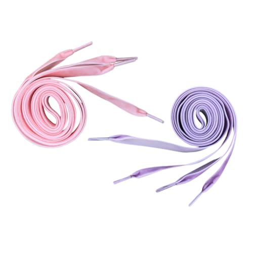 OUNONA 2 Paare Flache Schnürsenkel aus Langlebigem Material Farbenfrohe Schuhbänder in Violett und Geeignet für Boots Sneaker Loafers und Slip Modisches Accessoire für Damen und Herren OUNONA 2 Paare Flache Schnürsenkel aus Langlebigem Material Farbenfrohe Schuhbänder in Violett und Geeignet für Boots Sneaker Loafers und Slip Modisches Accessoire für Damen und Herren von OUNONA