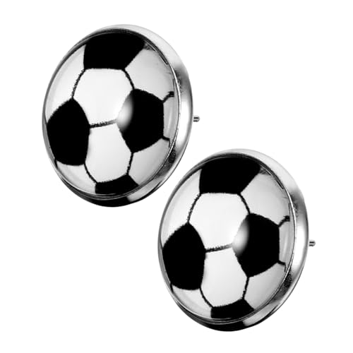 OUNONA 2paare Fußballohrringe Für Damen Vintage-ohrringe Handgefertigt Abstrakte Sportohrringe Als Fußballgeschenk Coole Ästhetische Baumelnde Ohrringe Für Alltag Und Abendpartys OUNONA 2paare Fußballohrringe Für Damen Vintage-ohrringe Handgefertigt Abstrakte Sportohrringe Als Fußballgeschenk Coole Ästhetische Baumelnde Ohrringe Für Alltag Und Abendpartys von OUNONA