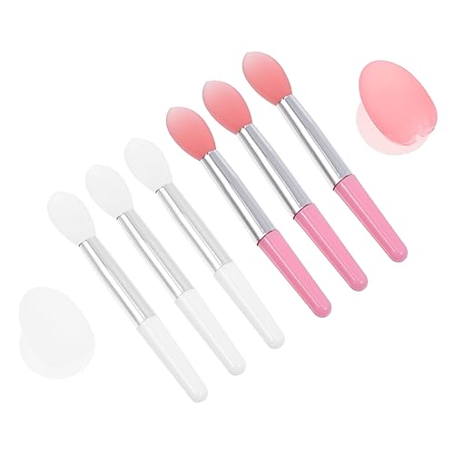 OUNONA 2 Satz Silikon Lippenmasken Applikator Sticks Für Kosmetik Wiederverwendbare Lippenpinsel Praktischer Lippenstiftpinsel Für Frauen Für Lippenpflege Und Make up von OUNONA