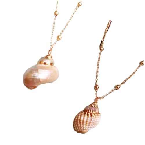 OUNONA 2 Stück Elegante Muschel halsketten Damen Kreativer Meeresstil Schmuck Mode Geschenk für Frauen Mädchen Stilvolle Anhänger Passend zu Besonderen Anlässen Wie Partys und Feiern OUNONA 2 Stück Elegante Muschel halsketten Damen Kreativer Meeresstil Schmuck Mode Geschenk für Frauen Mädchen Stilvolle Anhänger Passend zu Besonderen Anlässen Wie Partys und Feiern von OUNONA