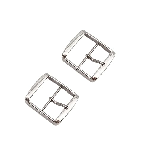 OUNONA 2 Stück Ersatz Uhr Band Schnalle für Herren und Damen Robust und Langlebig Passend für Verschiedene Uhrenarmbänder Installieren Silberfarben von OUNONA