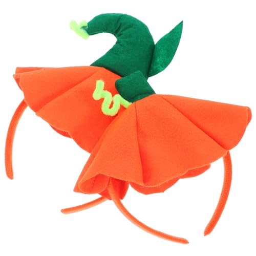 OUNONA 2 Stück Halloween Kürbis Haarreif Süßes Kostüm Zubehör für Halloween Partys Fotoshootings und Thematische Feiern mit Charmantem Kürbis Design von OUNONA