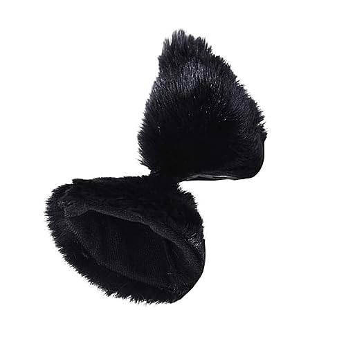 OUNONA 2 Stück Katzenohren Haarspangen Niedliche Cosplay Haarclips für Partys und Maskeraden Schwarz Leicht und Tragbar als für Freunde von OUNONA