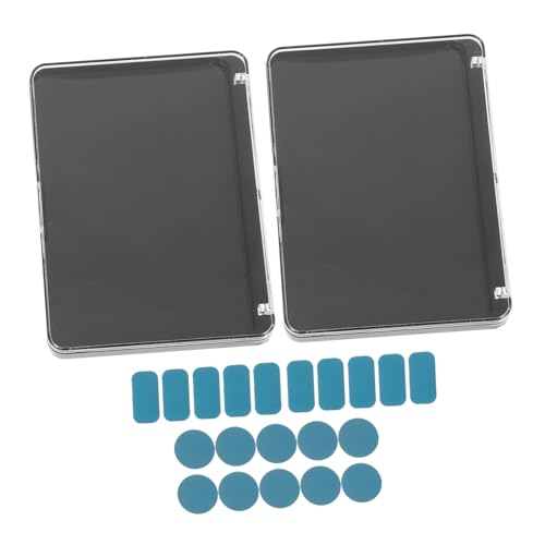 OUNONA 2stücke Leere Make-up-palette Leere Kosmetische Panne Für Lidschatten Highlighter Contour Transparenter Deckel Aufbewahrungsbox Lidschatten-organizer von OUNONA