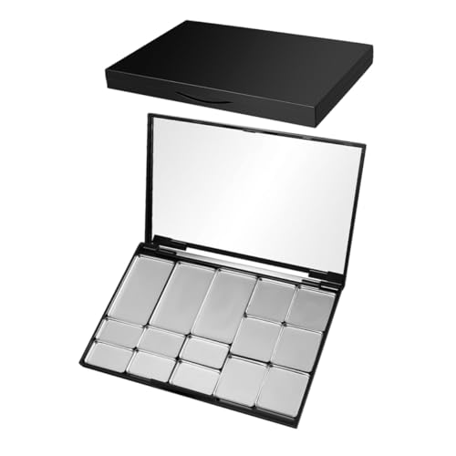 OUNONA 2stücke Magnetische Leere Lidschattenpalette Tablett Für Diy Make-up Nachfüllbare Behälter Für Lidschatten Lippenstift Kombinierbar Langlebige Qualität von OUNONA