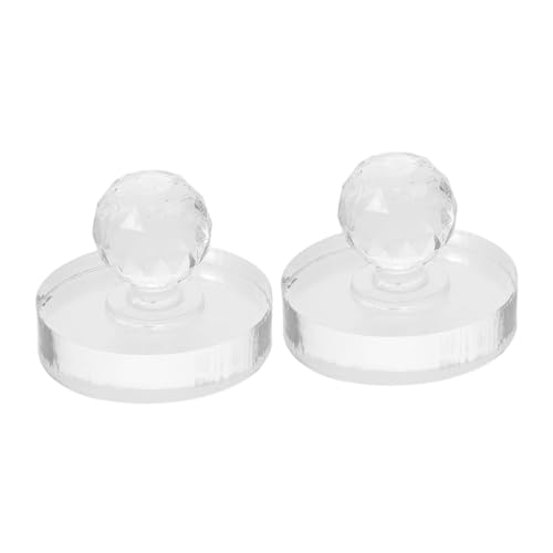 OUNONA 2 Stück Multifunktionales Lidschatten Pressstempel Rund Präzises Pulverpresswerkzeug für Lidschatten Highlighter und Gleichmäßige Pulververteilung Einfach zu Reinigen Vielseitig von OUNONA