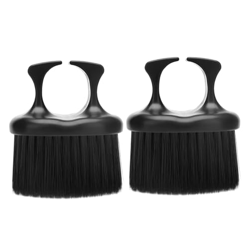OUNONA 2 Stück Praktische Bartbürste mit Ringdesign für Männer Kompakte Vielseitige Reinigung und Stylingbürste zur Entfernung Feiner Haare und Pflege von Bart und Haaren Zuhause Salon von OUNONA