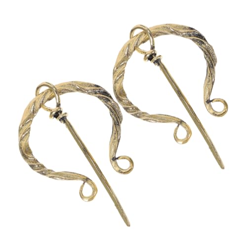 OUNONA 2 Stück Teiliges Broschen Mittelalterlicher Umhang Anstecknadel für Damen Modisches Abzeichen Gürtel Schnalle Cosplay Kostüm Accessoire OUNONA 2 Stück Teiliges Broschen Mittelalterlicher Umhang Anstecknadel für Damen Modisches Abzeichen Gürtel Schnalle Cosplay Kostüm Accessoire von OUNONA