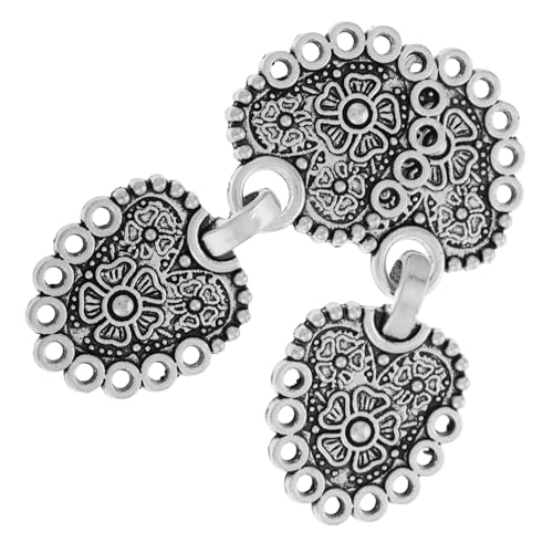 OUNONA 2 Stück Teiliges Cardigan Clips Langlebiger Legierung Traditionell Inspiriert Hanfu Cheongsam Design Stilvoller Taillenzusammenhalt für Modisches Accessoire gegen Kleidungsfalten von OUNONA