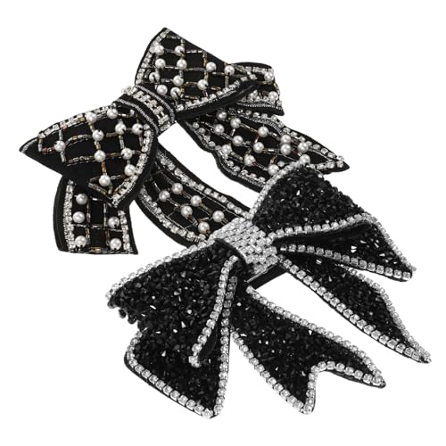 OUNONA 2 Stück Teiliges Elegante Schleifen Haarspangen aus Modische Haarklammern für Damen Geeignet für Kurzes bis Langes Haar Langlebig und Vielseitig zu Geburtstag und Valentinstag von OUNONA