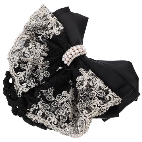 OUNONA 2 Stück Teiliges Haarnetz für Damen Schwarzer Spitzen Haarclip Eleganter Dutt Halter für Beruf und Festliche Anlässe Vielseitig Einsetzbar bei Arbeit Schule Tanz und Feiern OUNONA 2 Stück Teiliges Haarnetz für Damen Schwarzer Spitzen Haarclip Eleganter Dutt Halter für Beruf und Festliche Anlässe Vielseitig Einsetzbar bei Arbeit Schule Tanz und Feiern von OUNONA