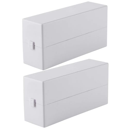 OUNONA 2 Stück Teiliges Maniküre Aufbewahrungsbox Nagelfräser Halter Praktischer Nail Drill Bit Organizer für Nagelstudio und Heimgebrauch von OUNONA