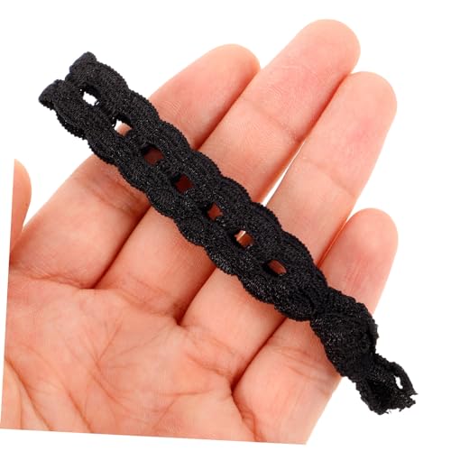 OUNONA 2 Stück Teiliges Spitzen Haargummis mit Quasten Elastische Knitterfreie Haarbänder für Mädchen Vielseitige Weiche Ponytail Halter Haar Accessoires für Alltag und Sport von OUNONA