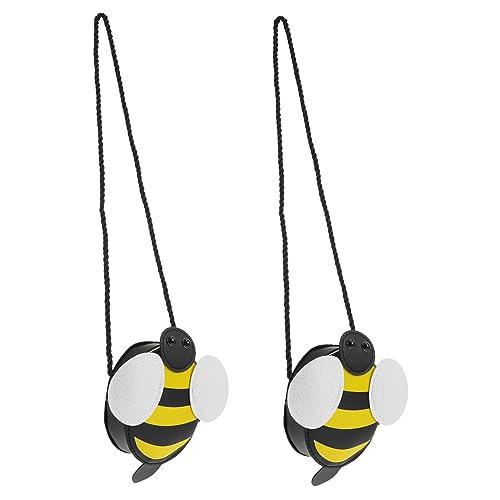 OUNONA 2stücke Bienenformige Tragbare Aufbewahrungstasche Für Junge Mädchen Umhängetasche Für Junge Mädchen Süße Schultertasche Tasche in Bienenform Minitasche Für von OUNONA