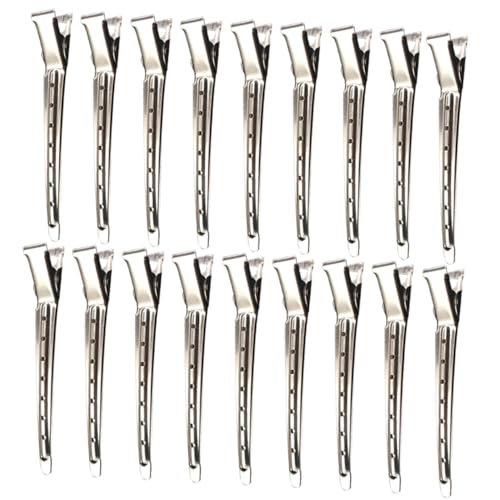 OUNONA 20 Stück Teiliges Edelstahl Haarnadeln Entenschnabel Haarspangen für Damen Langlebige Metall Clips für Vielseitiges Styling und sicheren Griff Einfache Haarklammern für Alltag und von OUNONA