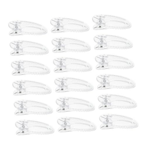 OUNONA 20 Stück Teiliges Mini Haarklammern Transparent Haarklammern Ovalform Starker für Junge Mädchen und Mädchen für Schule Party Alltag von OUNONA