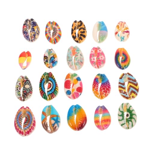 OUNONA 20stücke Haarmuscheln Muschel-haarspange Für Damen Meerjungfrauen-haarspangen Flechtschmuck Für Box Braids Dread-extensions Haarschmuck Für Dreads Haar-flechtclips von OUNONA