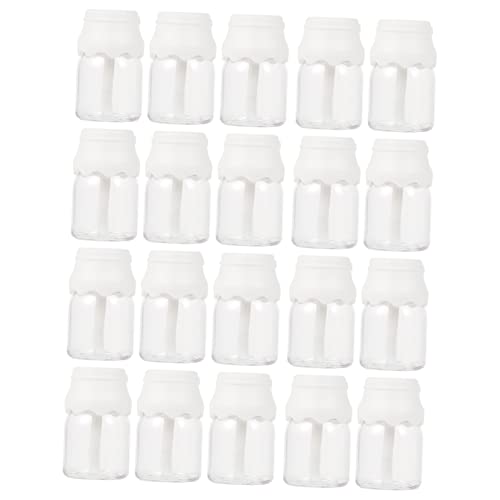 OUNONA 20stücke Leere Lipgloss-tube Aus Kunststoff Lip Glazes Tube Mini Lip Balm Rohr Plastikflaschen Lippenstift-tube Luftdicht Verschlossene Deckel Für Reisen Hause von OUNONA