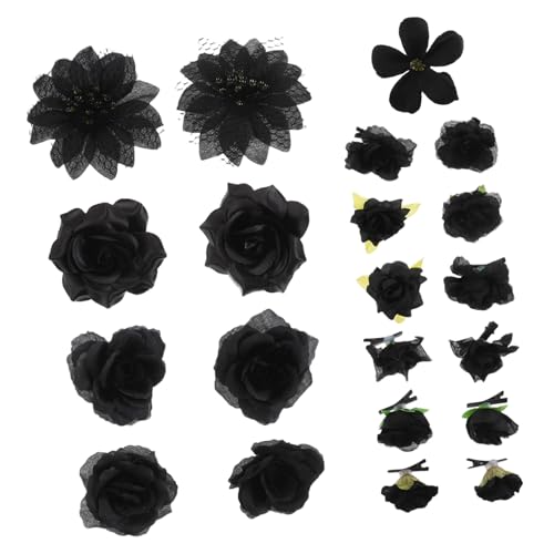 OUNONA 21stücke Seiden Rosen Haarspangen Brautkopfschmuck Für Damen Haarnadeln Mit Künstlichen Rosenblüten Kunstblumen Haarschmuck Für Hochzeiten Und Events Blumenkopfschmuck Aus von OUNONA