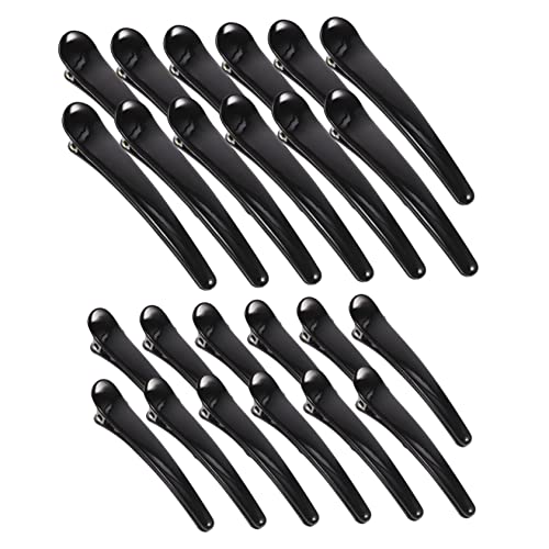 OUNONA 24 Stück Haarspangen Damen Haarnadel mit Zähnen Robuste Haarclips für und Mädchen für Friseure und Selbstgemacht Haarschnitte Wiederverwendbar und Rutschfest von OUNONA