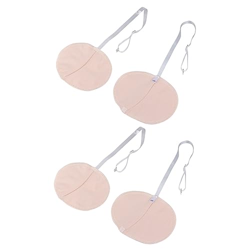 OUNONA 2paare Unsichtbare Achselpads Für Damen Und Herren Saugfähige Baumwoll-schweißkissen Diskrete Schweißblocker Für Frische Kleidung Und Schutz Vor Schweißflecken von OUNONA