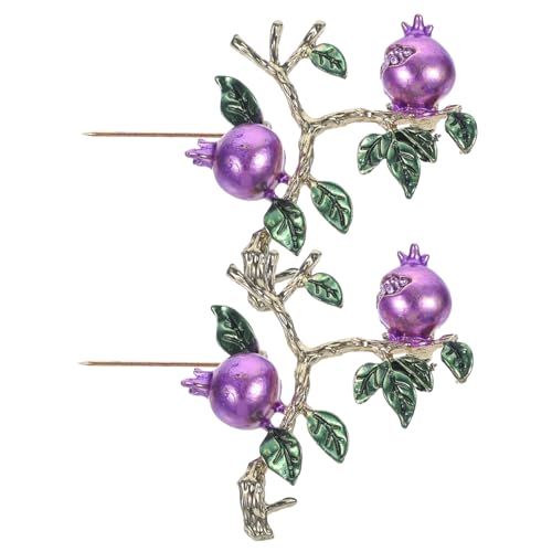 OUNONA 2Stücke Bunte Früchte Legierungsbrosche Kreative Blaubeer Brosche Dekorativer Schmuck für Frauen und Mädchen für Hochzeiten Partys und Alltagskleidung OUNONA 2Stücke Bunte Früchte Legierungsbrosche Kreative Blaubeer Brosche Dekorativer Schmuck für Frauen und Mädchen für Hochzeiten Partys und Alltagskleidung von OUNONA
