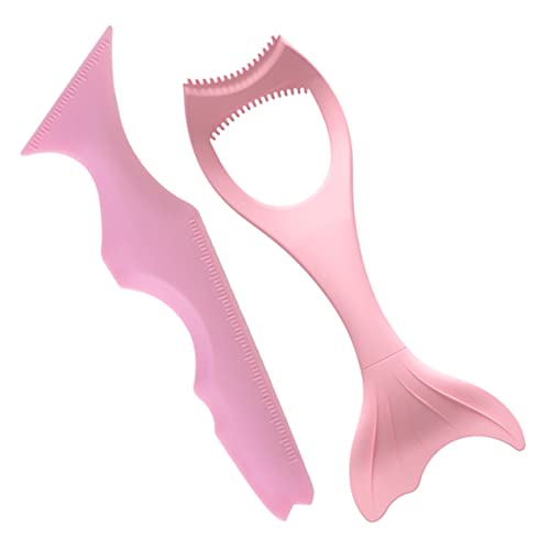 OUNONA 2stücke Kostengünstige Silikon Eyeliner Schablonen Multifunktionales Make-up Werkzeug Für Präzise Augen-make-up-anwendungen Einfach Zu Reinigen Für Anfänger Und Profis von OUNONA