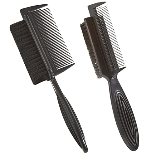OUNONA 2Stücke Haarbürste Für Männer Doppelseitiger Kammschnitt Glättung Ergonomischer Für Müheloses Styling Und Reinigung Von Haaren Und Bart Langlebige von OUNONA