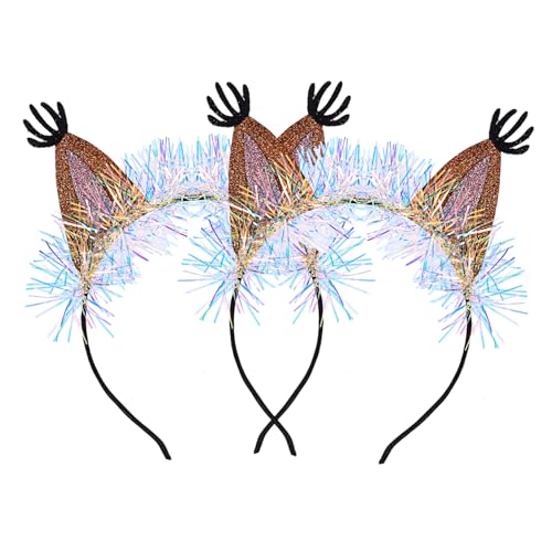 OUNONA 2stücke Eichhörnchen Ohr Design Haar Schmuck Mädchen Kopfschmuck Party Haar Decor Hochwertige Materialien Verarbeitung Requisiten Für Familienfeiern von OUNONA