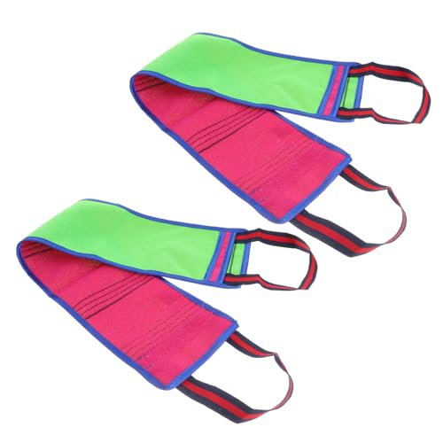 OUNONA 2stücke Peeling-handtuch Tiefenreinigungstuch Schrubbtuch Badeblume Badewaschlappen Haut Komfortables Langlebiges Viskosematerial Handtuch Für Körperpflege von OUNONA