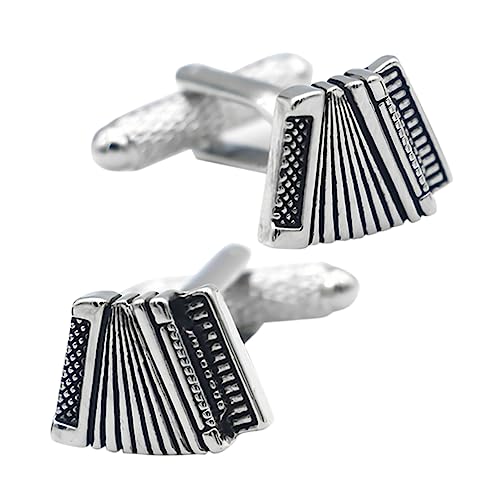 OUNONA 2Stücke Manschettenknöpfe für Männer Klassische Handgefertigte Cufflinks Accessoire für Anzüge Formelle Anlässe von OUNONA