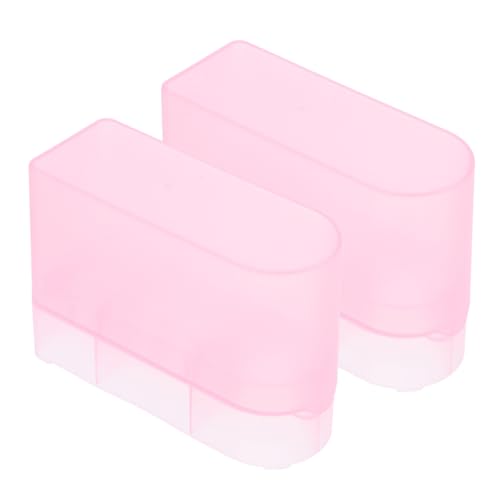 OUNONA 2stücke Nagelbohrer Aufbewahrungsbox Organizer Behälter Transparente Box Für Nagelzubehör Bohrersatz Lagerung Etui Maniküre Werkzeug Kasten von OUNONA