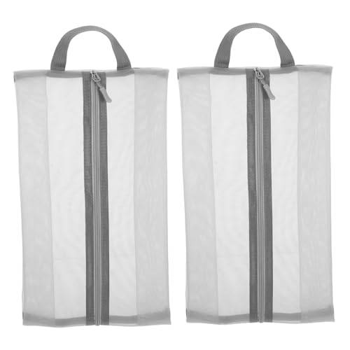 OUNONA 2stücke Schuhtasche Aus Mesh Für Reisen Staubdicht Und Atmungsaktiv Organizer Für Schuhe Geeignet Für Damen Und Herren Zum Aufbewahren Und Organisieren Von Schuhen Bei von OUNONA
