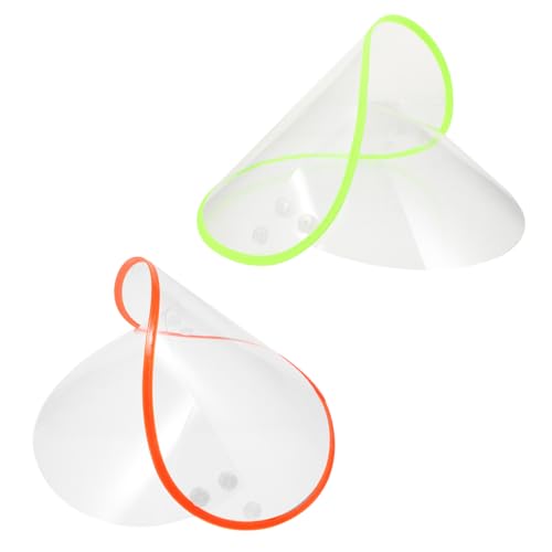 OUNONA Regenmantel Zubehör 2 Stücke Transparente Hutkrempe für Poncho Auswechselbarer Gesichtsschutz für Damen und Herren für Regenwetter von OUNONA