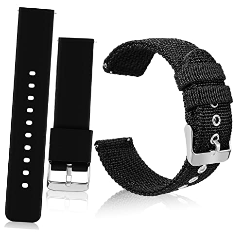 OUNONA 2Stücke Uhrenarmbänder Nylon Silikon Schnellverschluss für Herren Damen für Traditionelle Installieren OUNONA 2Stücke Uhrenarmbänder Nylon Silikon Schnellverschluss für Herren Damen für Traditionelle Installieren von OUNONA